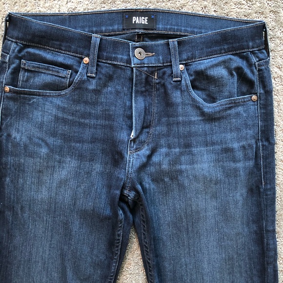 PAIGE Men’s Transcend Jeans - Lennox Slim Fit - Picture 5 of 8